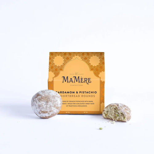 Cardamom & Pistachio shortbread rounds mini giftbox - 48g