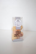 Coconut Ice Balls Dipped in Milky White Chocolate 100g