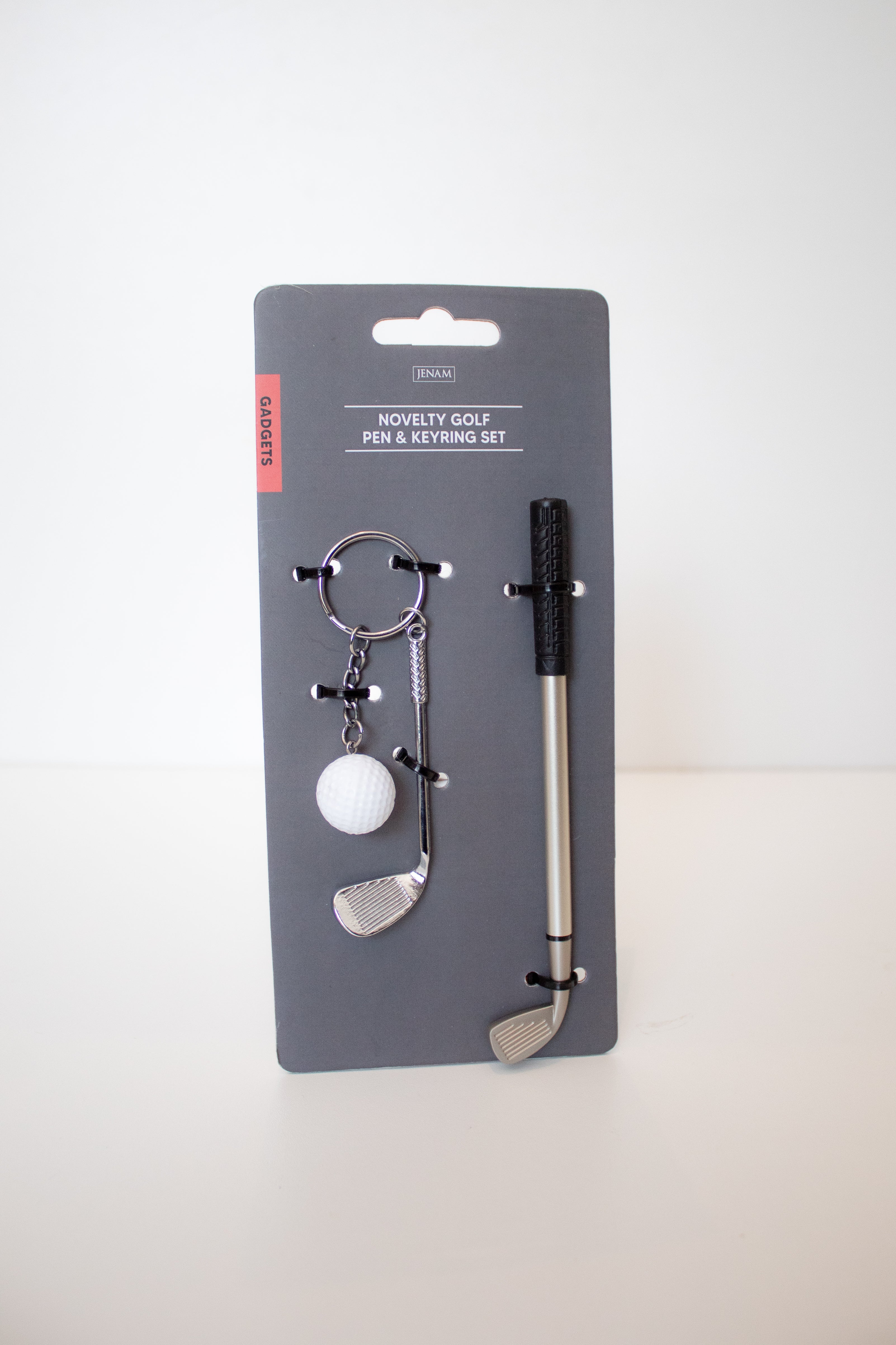 Novelty Golf Pen & Keyring Set