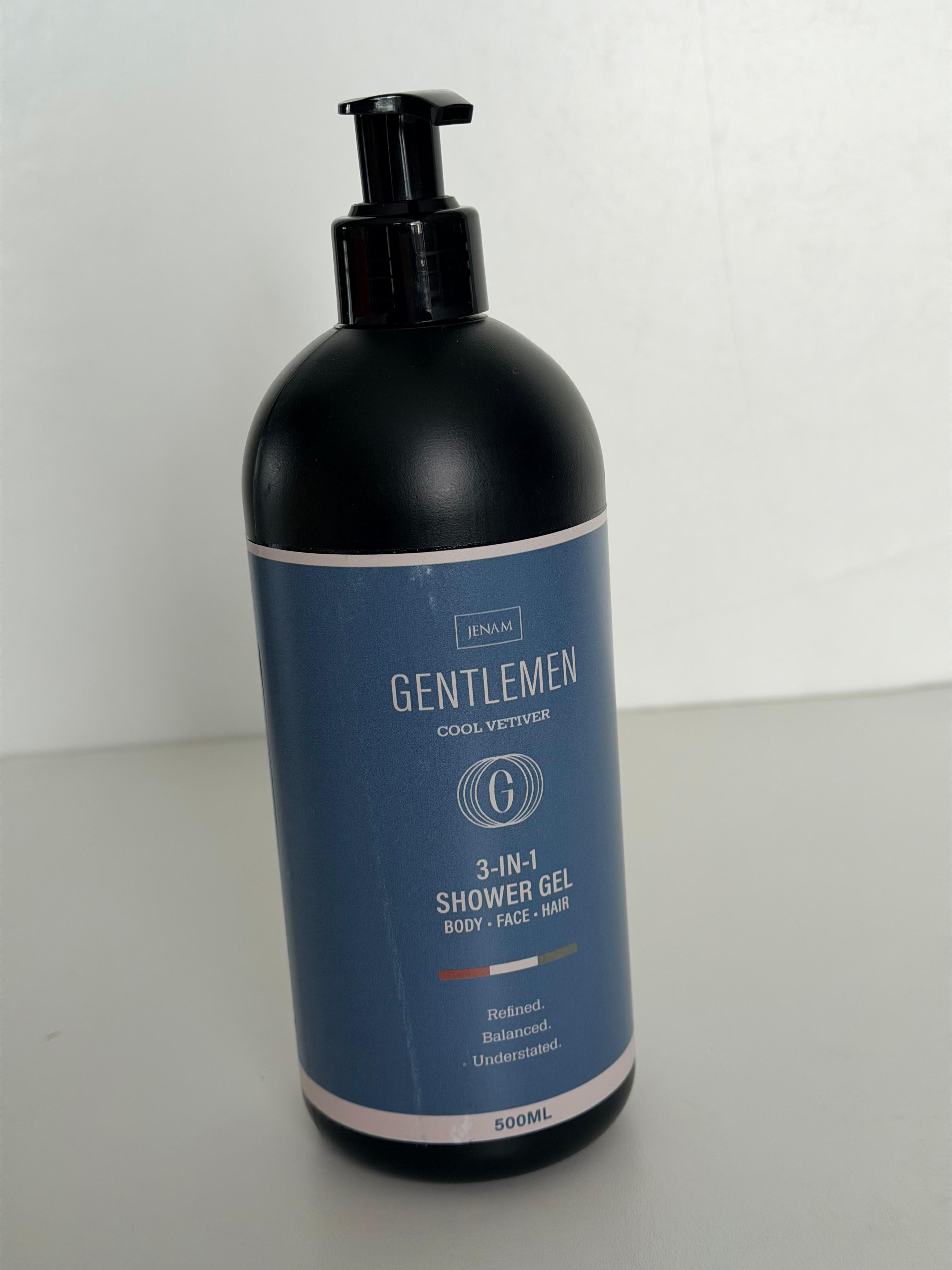 Gentlemen’s 3-In-1 Shower Gel – Cool Vetiver