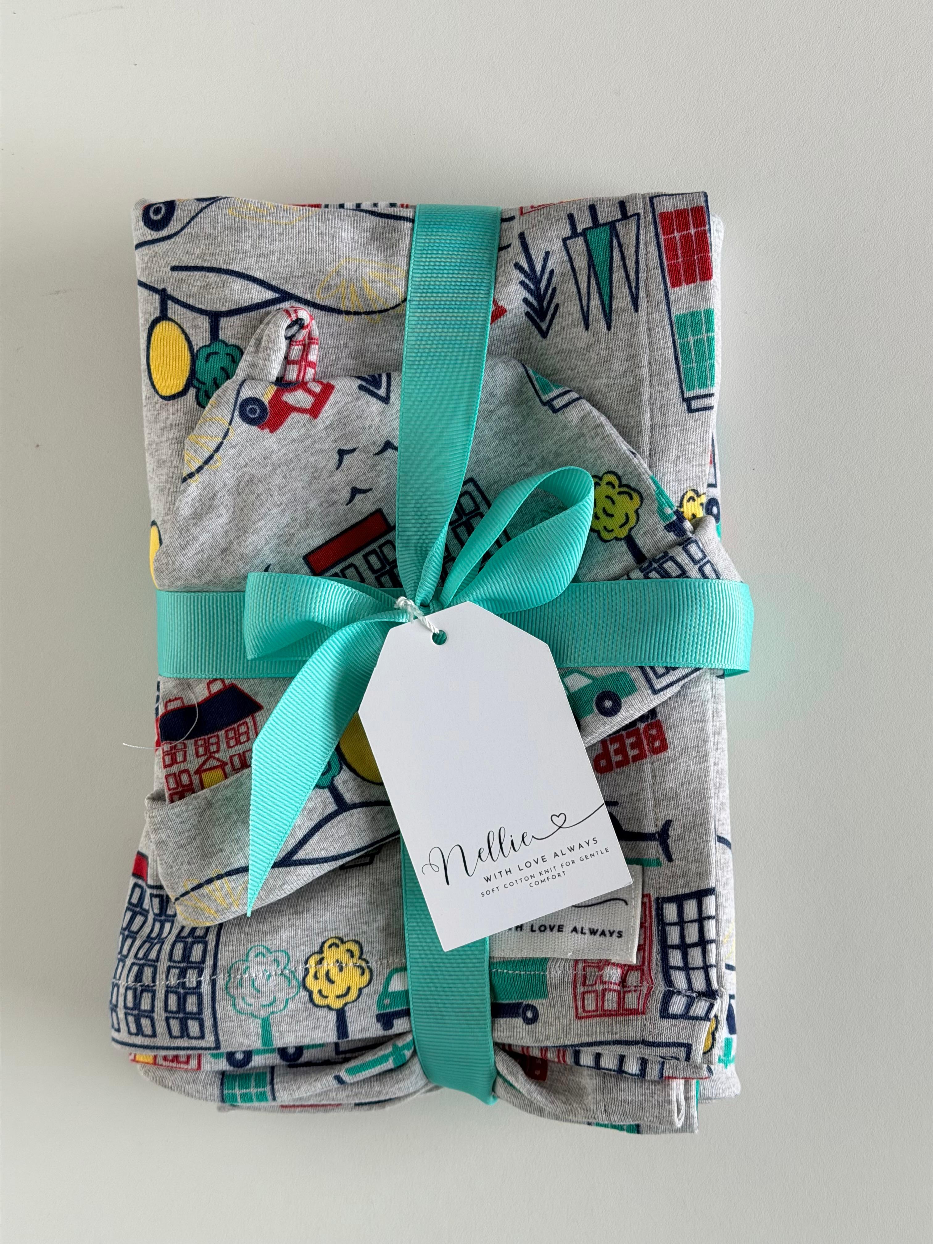 Cotton Baby Blanket Blue