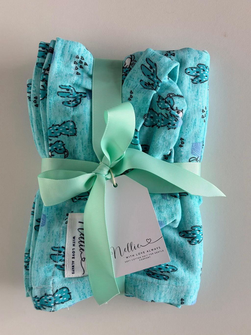 Cotton Baby Blanket Blue