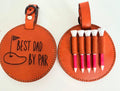 Best Dad by Par - Golf Tee holder